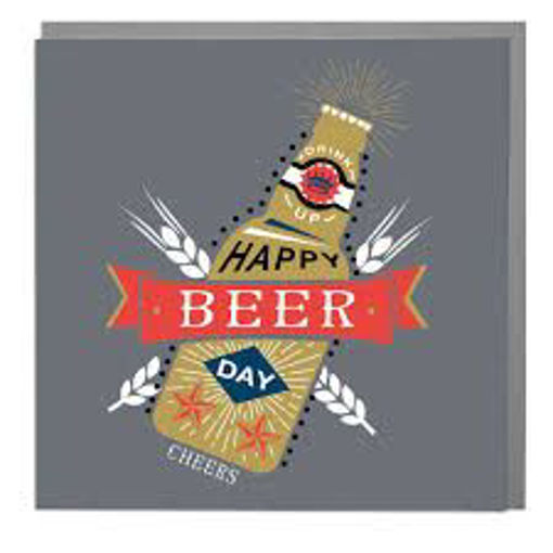 Picture of HAPPY BEER DAY BLANK INSIDE CARD